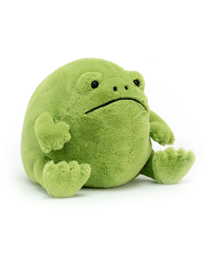 ricky rain frog jelly cat in front of plain white background