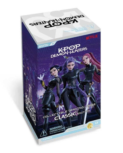 KPop Demon Hunters Collectible Trading Cards Classic Edition Booster Box (12 sleeved packs)