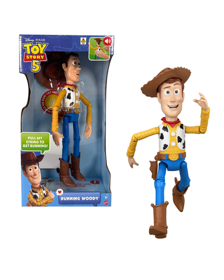Disney Pixar Toy Story 5 Running Woody Figure