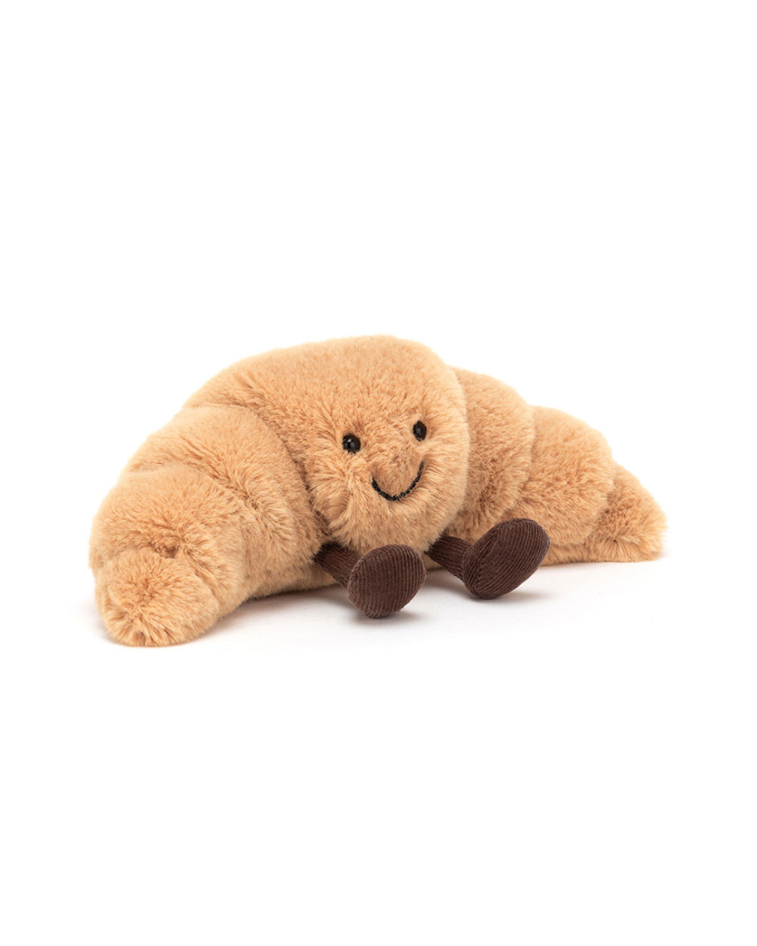 jellycat amusables criossant in front of plain white background