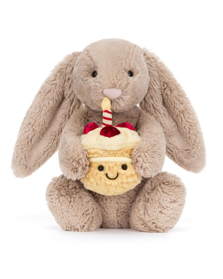 Jellycat - Bashful Beige Bunny Birthday Original