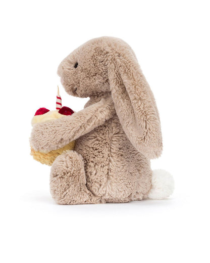 Jellycat - Bashful Beige Bunny Birthday Original