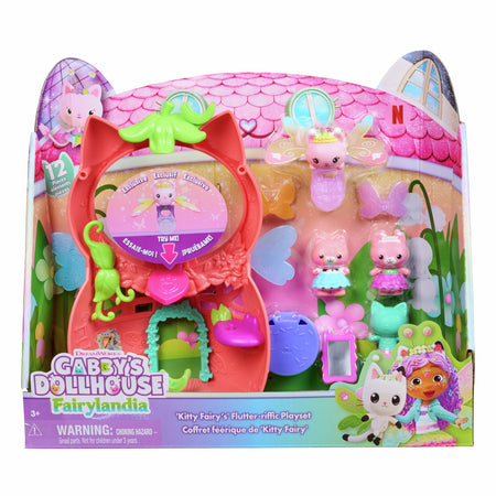 GabbyÕs Dollhouse Fairylandia Flutter Magic Fairy Playset