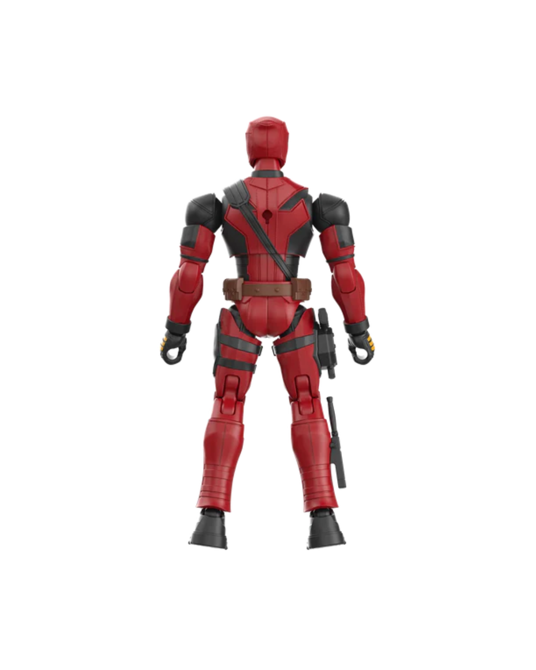 Deadpool action figure shown from the back against a plain white background.