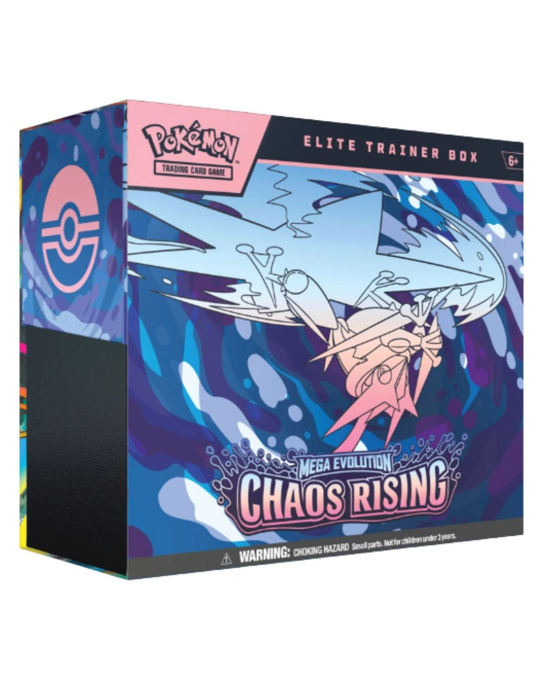 Pokémon Mega Evolution Chaos Rising Elite Trainer Box packaging front