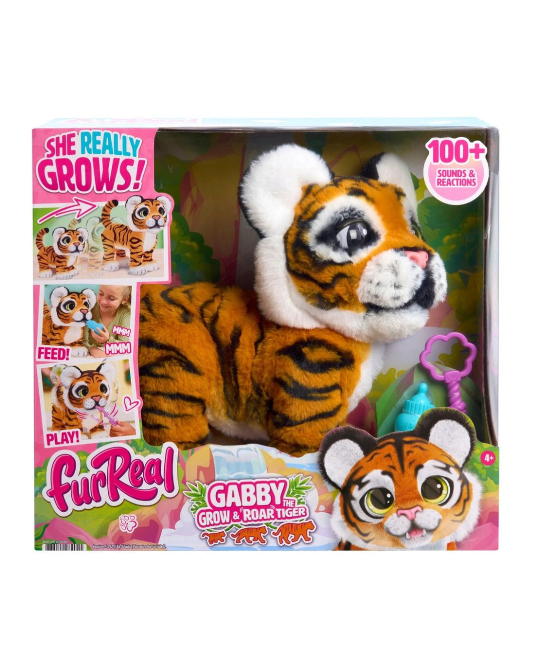 Fur Real- Gabby the Grown and Roar Tiger in its original retail packagining. Featuring a toy tiger, with over 100 sounds and reactions by FurReal.