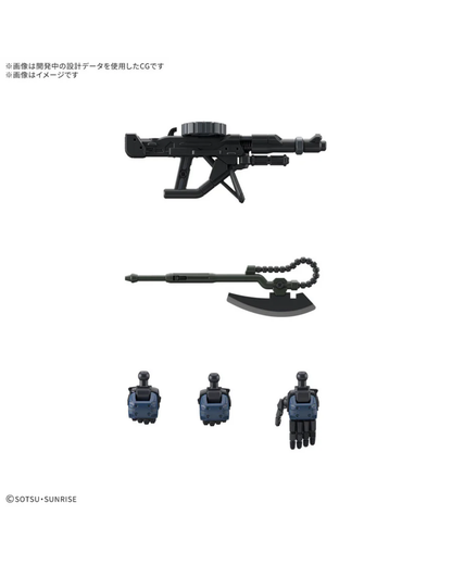 Gundam HG 1/144 Zaku (GQ) – Mobile Suit Gundam GQuuuuuuX