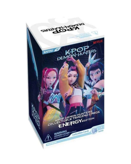KPop Demon Hunters - Collectible Trading Cards: Energy Edition Booster Box (12 sleeved packs)