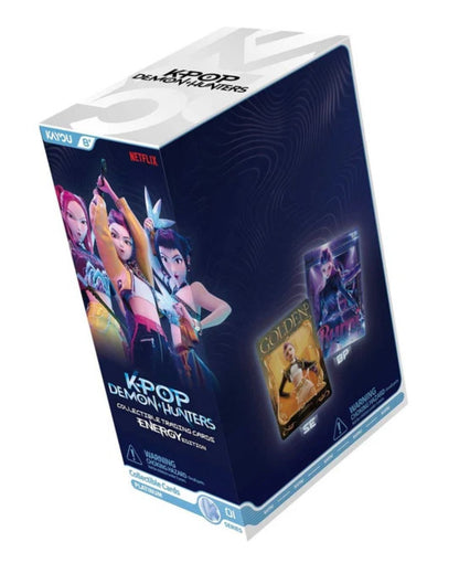 KPop Demon Hunters - Collectible Trading Cards: Energy Edition Booster Box (12 sleeved packs)