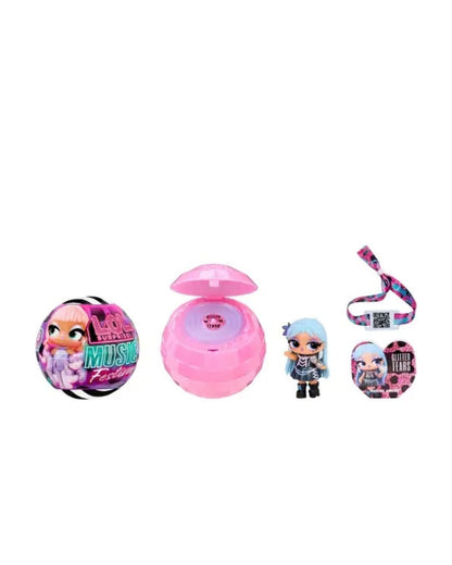 A pink LOL! Surprise Musical Festival Surprise box, which contains 7 surprises including fashion & accessories. 