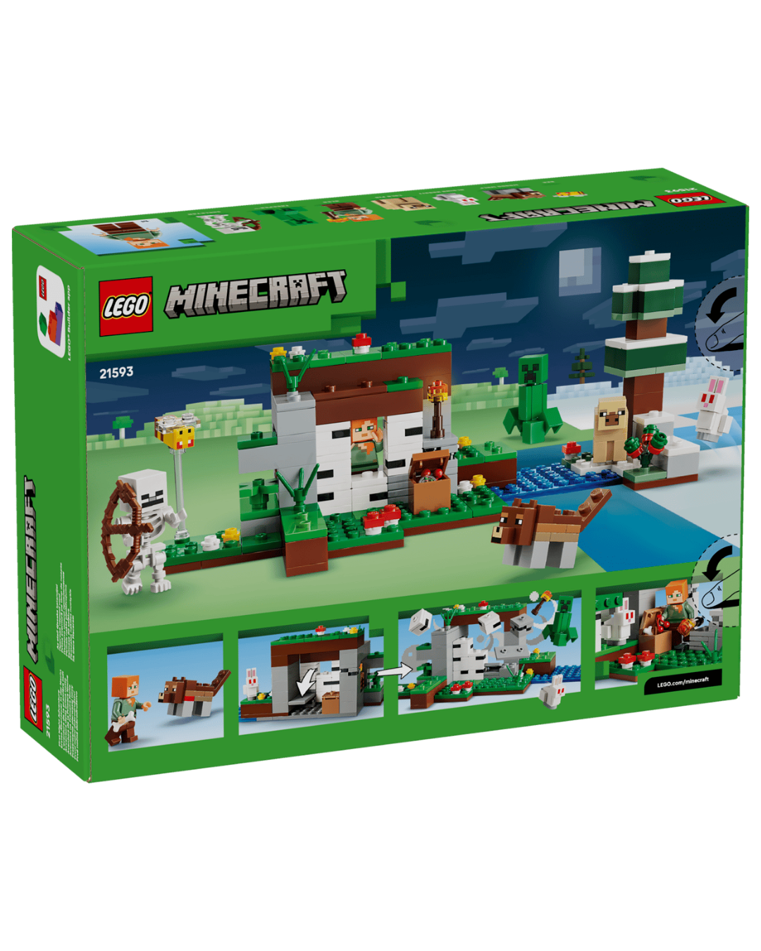 LEGO 21593 First Night Adventure V2 product box in front of white background 