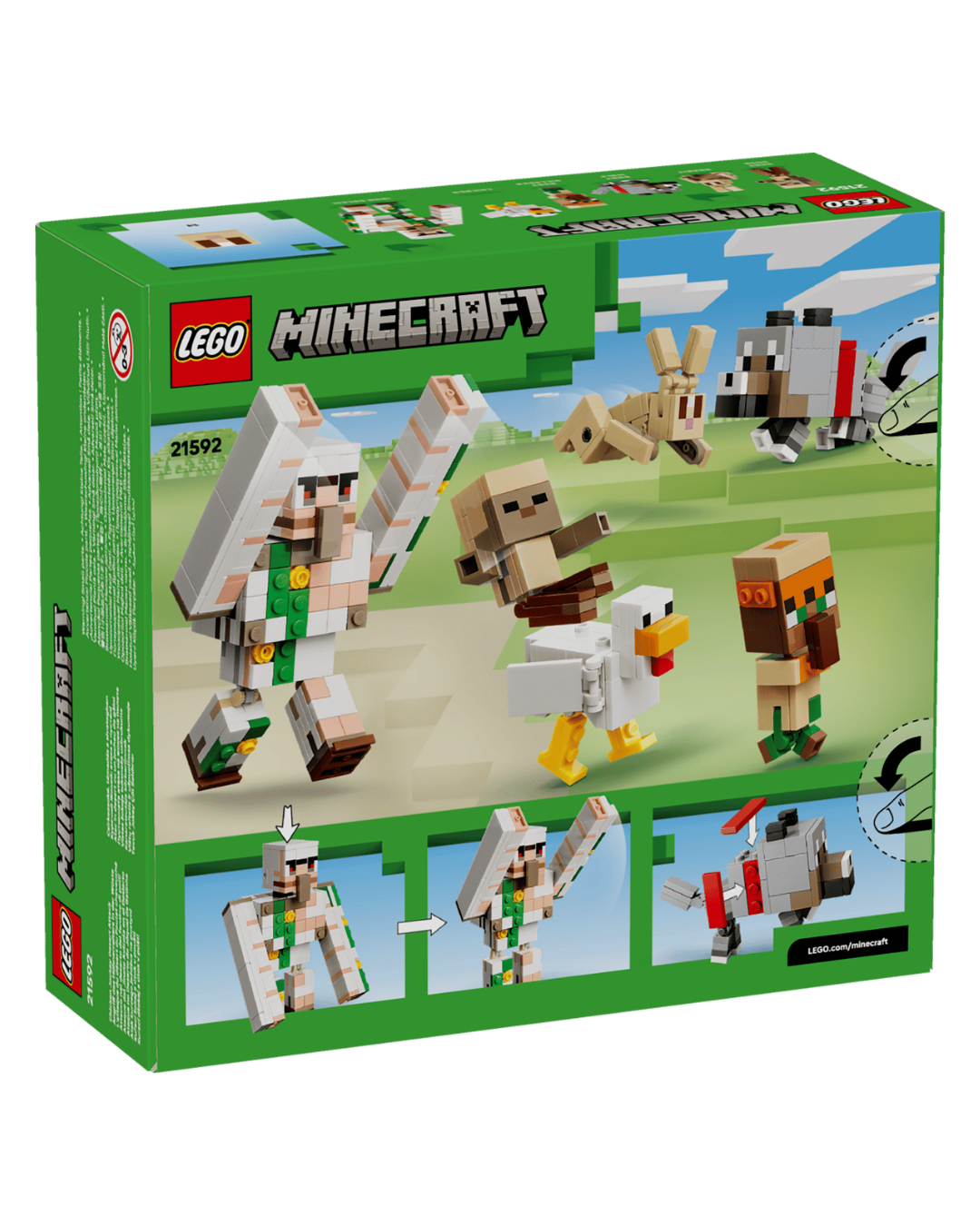 LEGO Chicken Jockey Desert Attack product box in front of white background. 