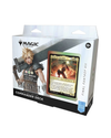 Magic: The Gathering Commander Deck set box for Final Fantasy VII, featuring character artwork and a sample of the Ex-Golden card on the front of the packaging.