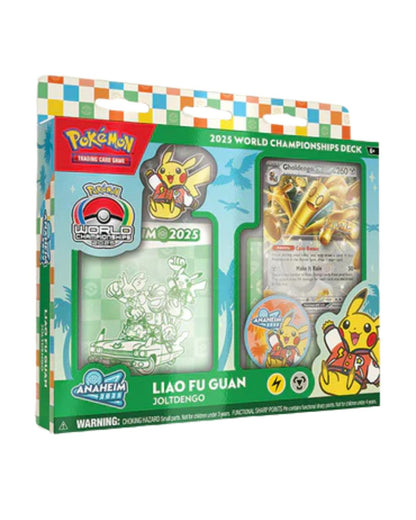 Pokémon trading card game packaging with colorful design and Pokémon characters