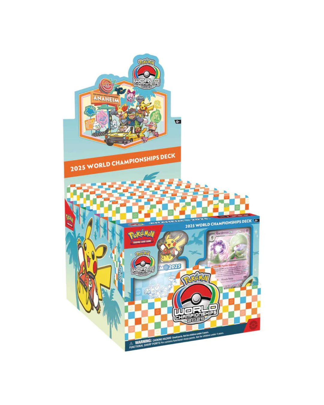 Pokémon trading card game packaging with colorful design on a white background