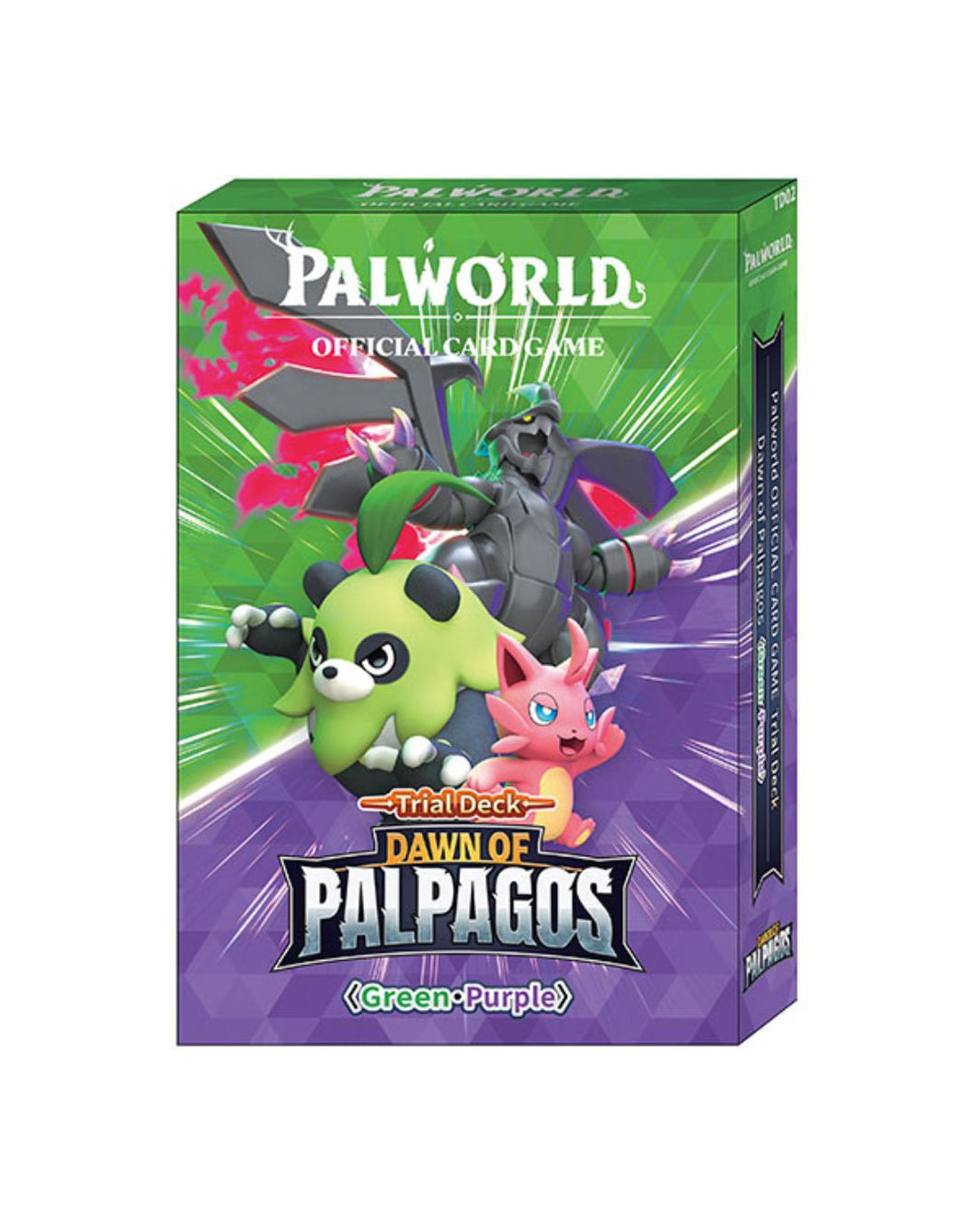 Palworld Official Card Game Dawn of Palpagos Green/Purple Trial Deck
