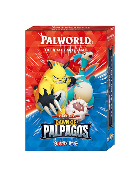 Palworld Official Card Game Dawn of Palpagos Red/Blue Trial Deck