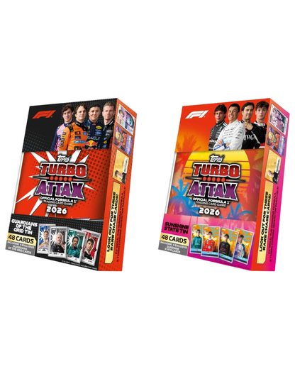 Topps - F1 Turbo Attax Mega Tin (Assortment)