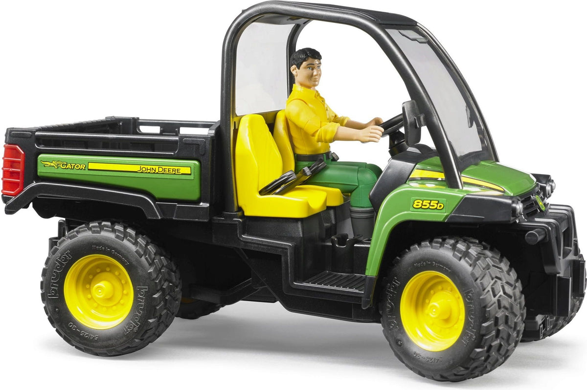 Bruder 1:16 John Deere Gator XUV 855D with driver