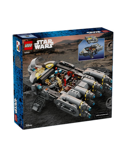 LEGO Star Wars set packaging with detailed model on a white background