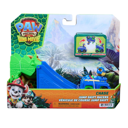 PAW Patrol Dino Movie Pup Squad Jump Flip vehicle and ramp